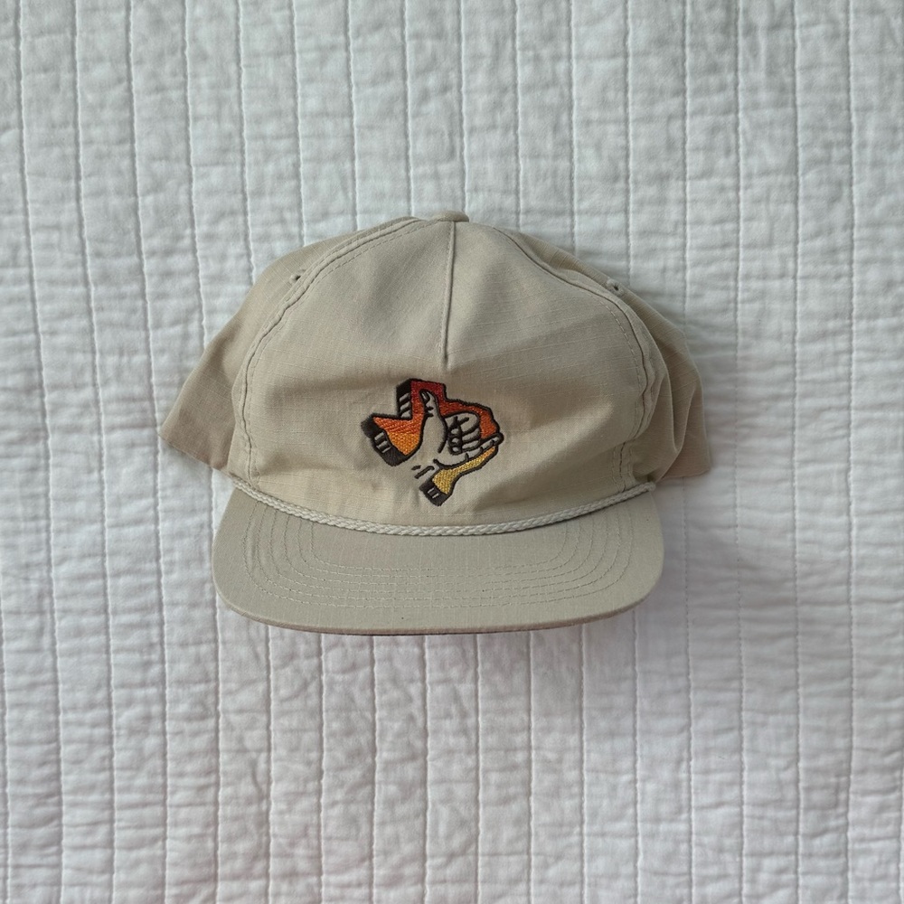 Howler Brothers Tan Hat with Embroidered Patch